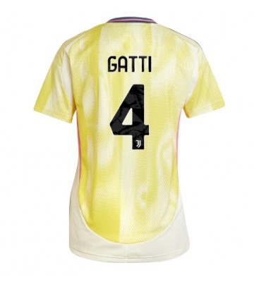 Juventus Federico Gatti #4 Bortatröja Dam 2024-25 Kortärmad